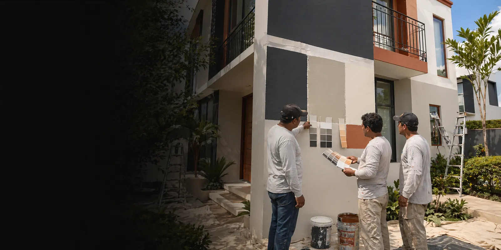 Asesoría de color en fachada residencial Tegucigalpa Honduras - Pinturas y Más