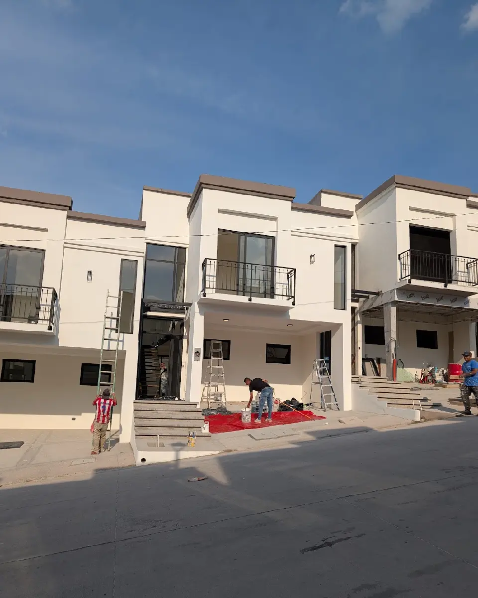 Residencial Vitali fachada lateral pintura