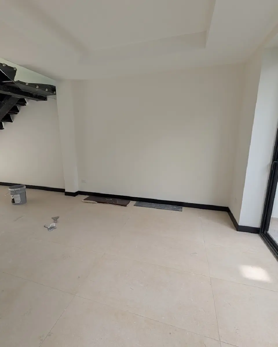 Residencial Vitali sala interior acabado pintura