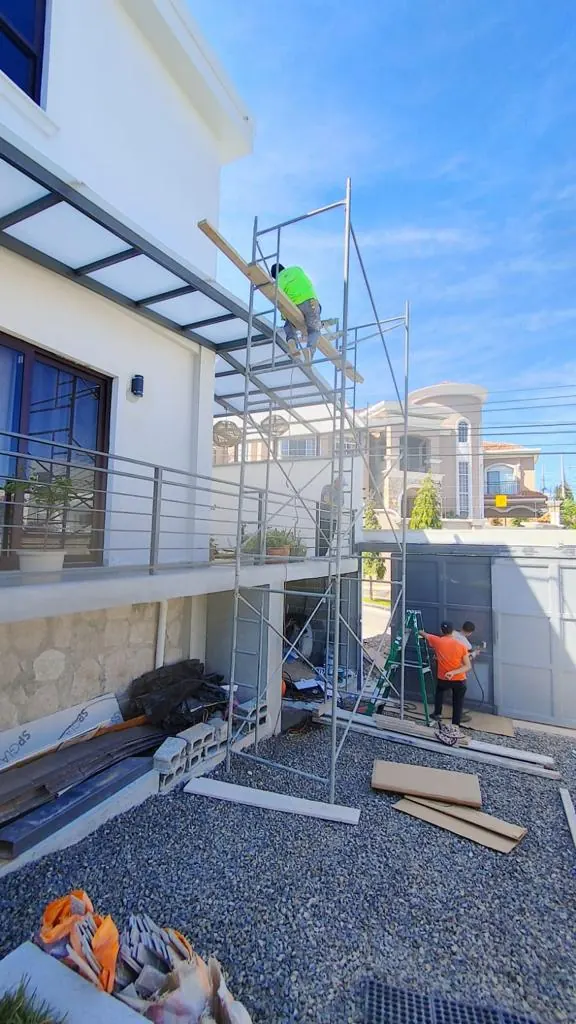 Mantenimiento fachada edificio Tegucigalpa